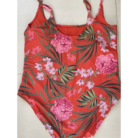 Old Navy Swim One Piece Swimsuit Multicolor Floral Swimwear - Picture 7 of 10